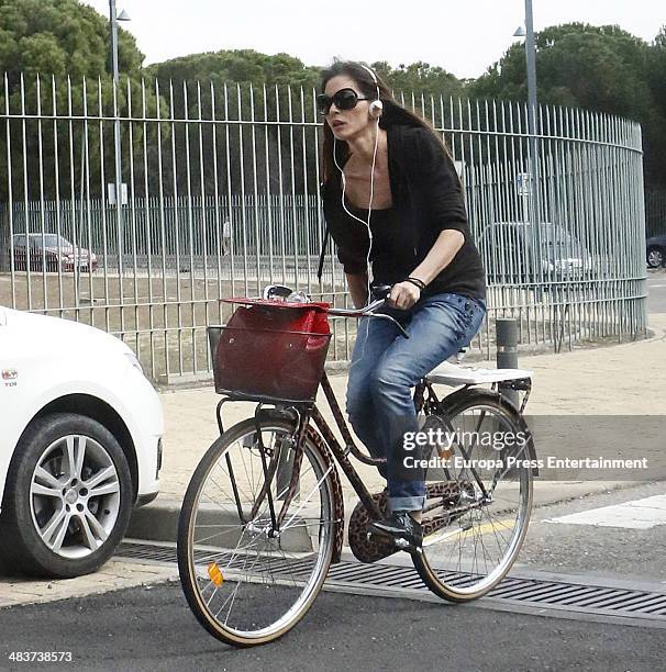 Romina Belluscio is seen on April 9, 2014 in Madrid, Spain.