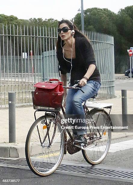 Romina Belluscio is seen on April 9, 2014 in Madrid, Spain.