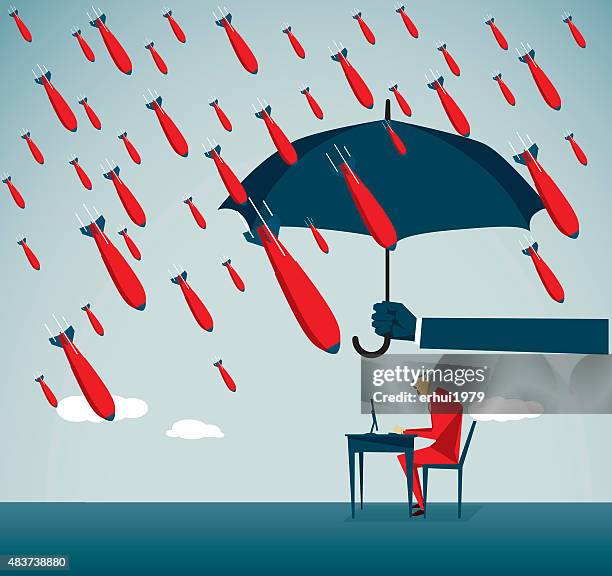 protection - nuclear weapon stock illustrations