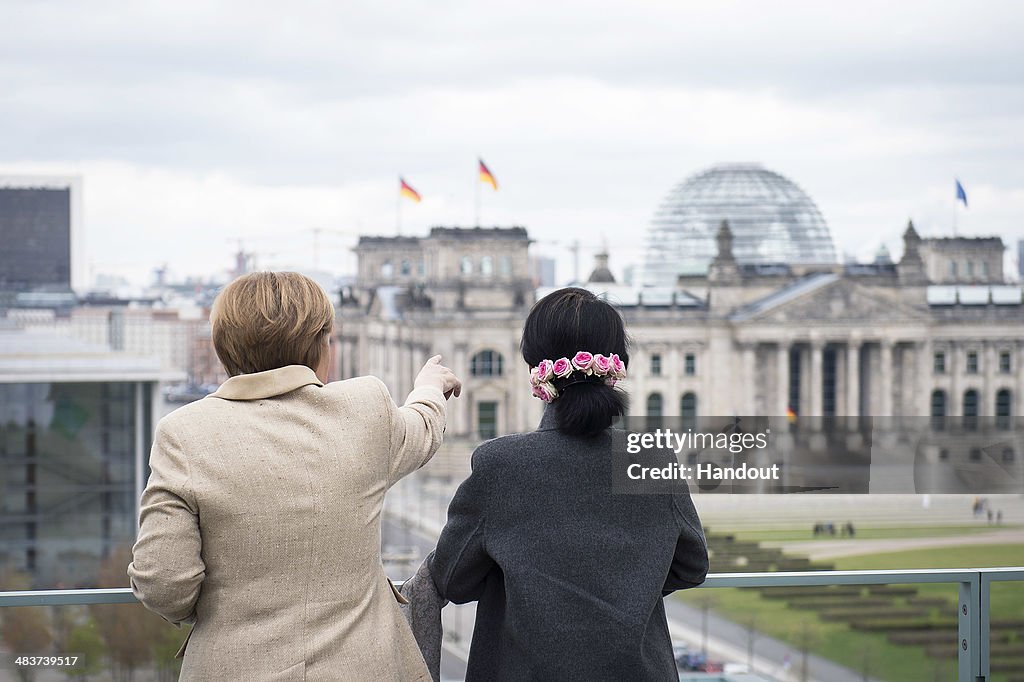 Aung San Suu Kyi Visits Berlin