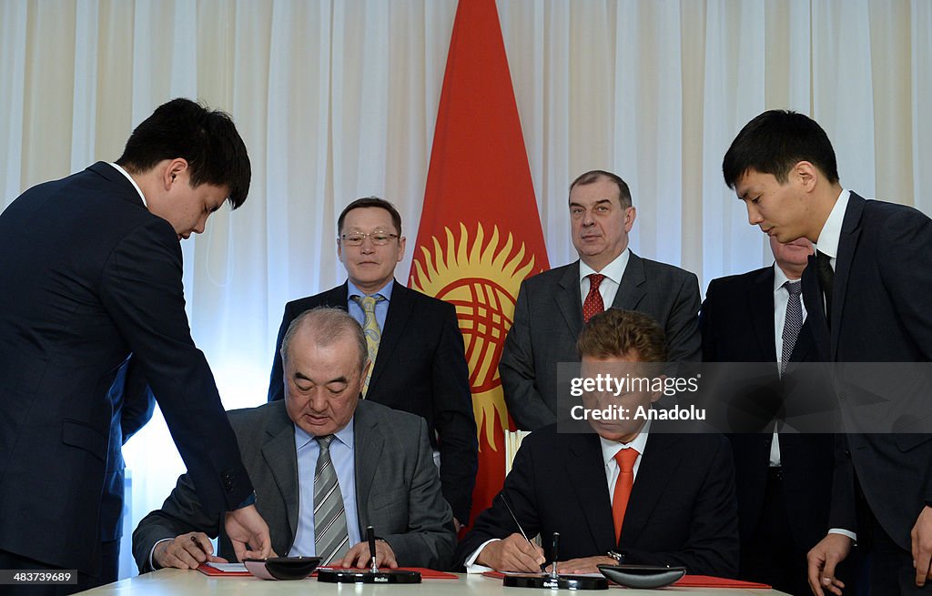 The selling of Kyrgyzgas Company to Russia's Gazprom