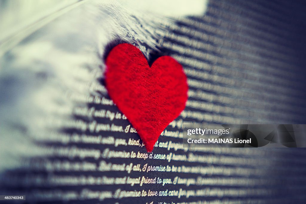 Love letter heart