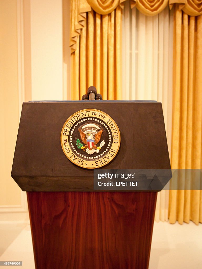 Presidential podium