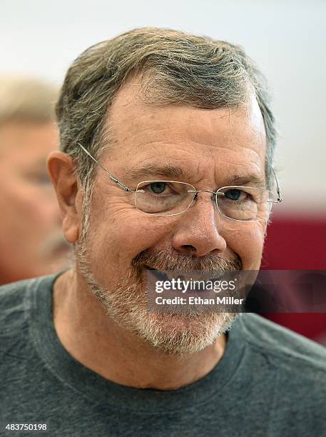 Basketball Fantasy Camp Director P.J. Carlesimo attends a practice session for the 2015 USA Basketball Men's National Team at the Mendenhall Center...