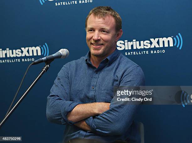 Director Guy Ritchie takes part in SiriusXM's Entertainment Weekly Radio 'The Man from U.N.C.L.E.' Town Hall with Guy Ritchie, Henry Cavill and Armie...
