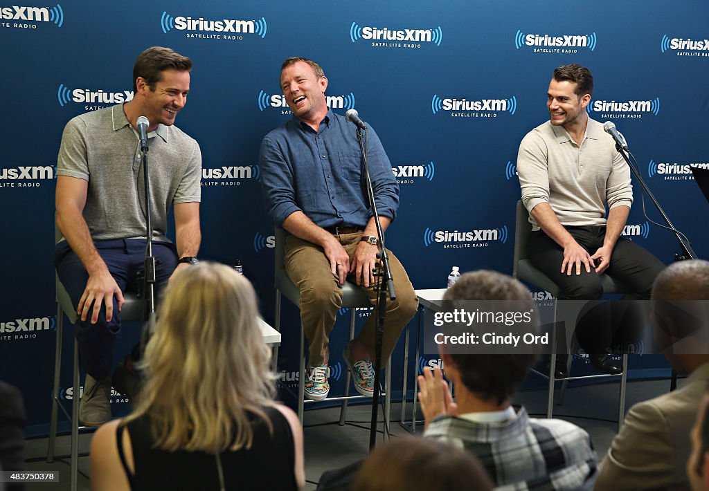 SiriusXM's Town Hall With Guy Ritchie, Henry Cavill, Armie Hammer And Lionel Wigram