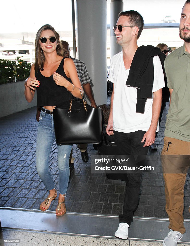 Celebrity Sightings In Los Angeles - August 12, 2015