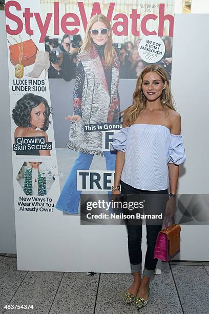 Olivia Palermo attends the StyleWatch x Revolve Fall Fashion Party on the The High Line on August 12, 2015 in New York City.