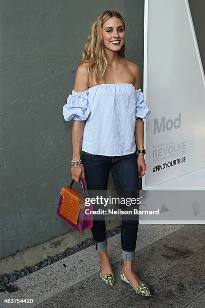 Olivia Palermo attends the StyleWatch x Revolve Fall Fashion Party on the The High Line on August 12, 2015 in New York City.