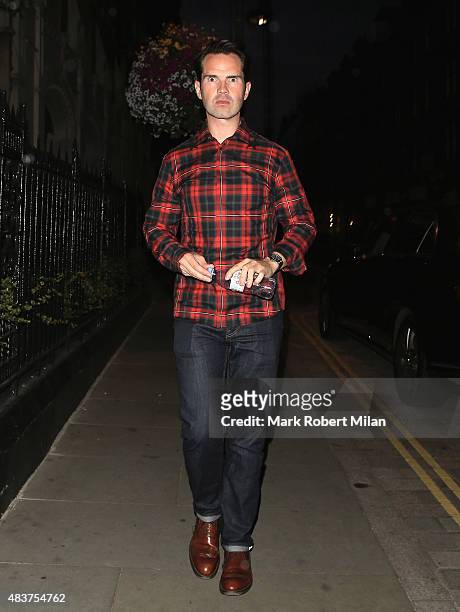 Jimmy Carr at the Chiltern Firehouse on August 12, 2015 in London, England.