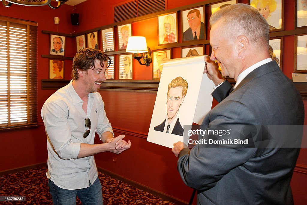 Christian Borle Of Broadway's "Something Rotten" Honored With Sardi's Caricature