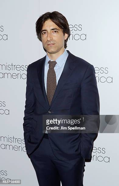 Director Noah Baumbach attends the "Mistress America" New York premiere at Landmark Sunshine Cinema on August 12, 2015 in New York City.