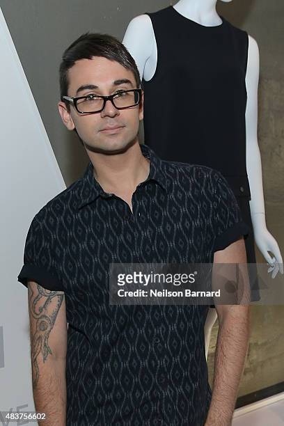 Christian Siriano attends the StyleWatch x Revolve Fall Fashion Party on the The High Line on August 12, 2015 in New York City.