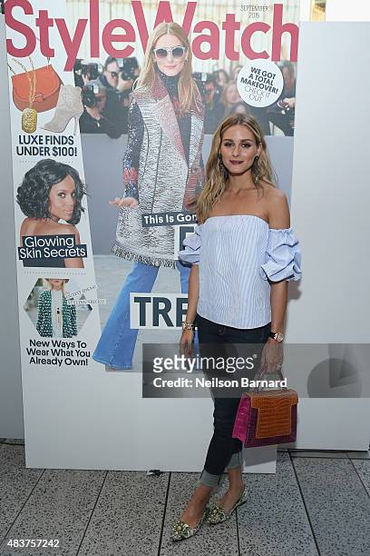Olivia Palermo attends the StyleWatch x Revolve Fall Fashion Party on the The High Line on August 12, 2015 in New York City.