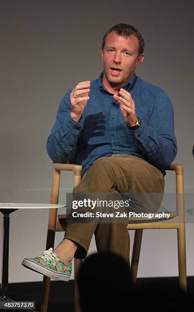 Guy Ritchie attends Apple Store Soho Presents: Meet the Filmmaker: Guy Ritchie And Lionel Wigram, "The Man From U.N.C.L.E." at Apple Store Soho on...