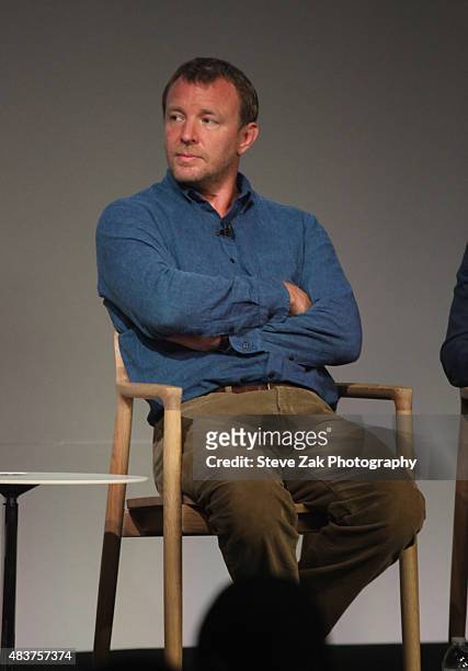 Guy Ritchie attends Apple Store Soho Presents: Meet the Filmmaker: Guy Ritchie And Lionel Wigram, "The Man From U.N.C.L.E." at Apple Store Soho on...