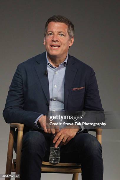 Lionel Wigram attends Apple Store Soho Presetns: Meet the Filmmaker: Guy Ritchie And Lionel Wigram, "The Man From U.N.C.L.E." at Apple Store Soho on...