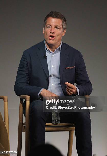 Lionel Wigram attends Apple Store Soho Presetns: Meet the Filmmaker: Guy Ritchie And Lionel Wigram, "The Man From U.N.C.L.E." at Apple Store Soho on...