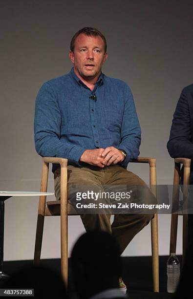 Guy Ritchie attends Apple Store Soho Presents: Meet the Filmmaker: Guy Ritchie And Lionel Wigram, "The Man From U.N.C.L.E." at Apple Store Soho on...