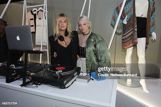 Alexandra Richards and Cory Kennedy attend the StyleWatch x Revolve Fall Fashion Party on the The High Line on August 12, 2015 in New York City.