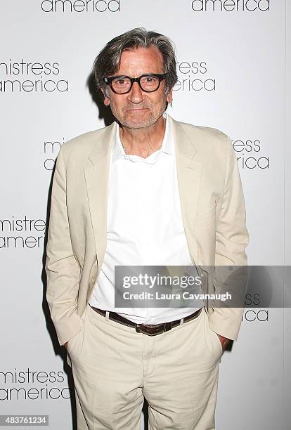 Griffin Dunne attends the "Mistress America" New York Premiere at Landmark Sunshine Cinema on August 12, 2015 in New York City.