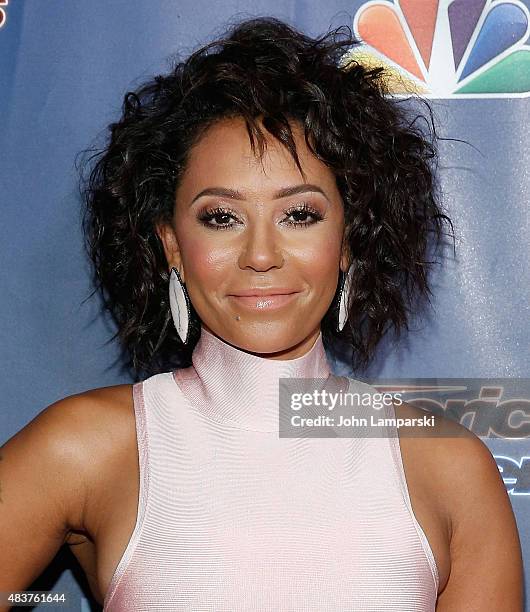 Mel B attends "America's Got Talent" season 10 on August 12, 2015 at Radio City Music Hall on August 12, 2015 in New York City.