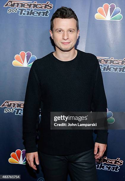 Mat Franco attends "America's Got Talent" season 10 on August 12, 2015 at Radio City Music Hall on August 12, 2015 in New York City.