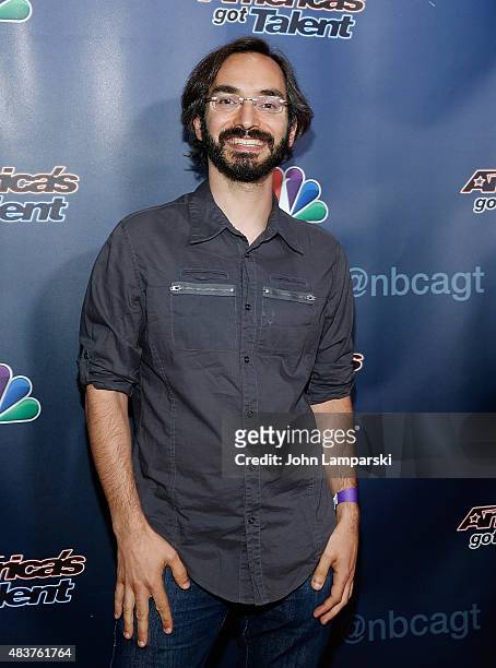 Myq Kaplan attends "America's Got Talent" season 10 on August 12, 2015 at Radio City Music Hall on August 12, 2015 in New York City.