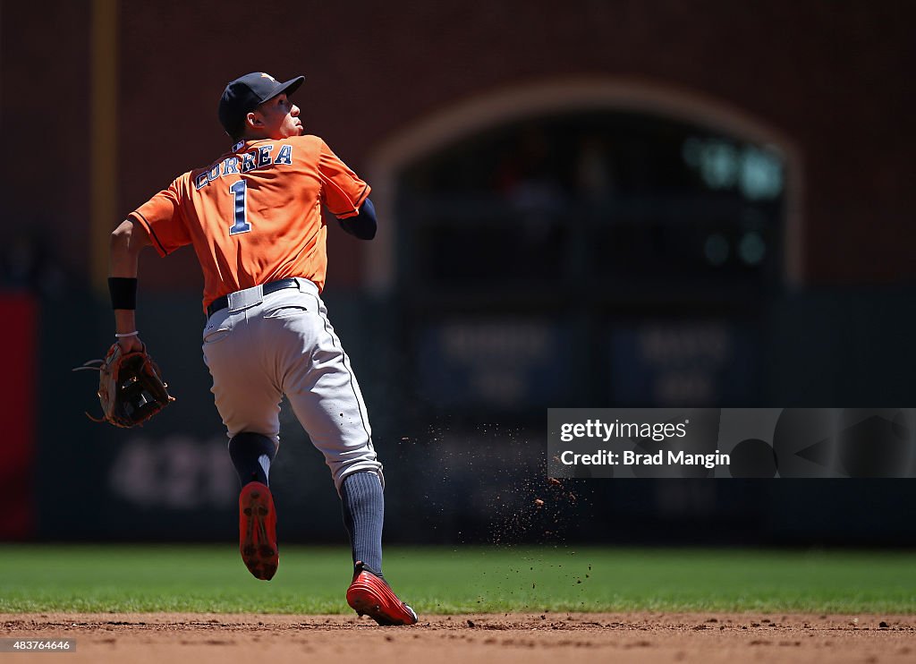 Houston Astros v San Francisco Giants