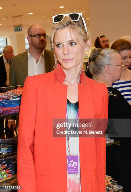 Emilia Fox attends the Shop with the Stars, a public shopping evening to celebrate The Olivier Awards with MasterCard, to raise funds & awareness of...