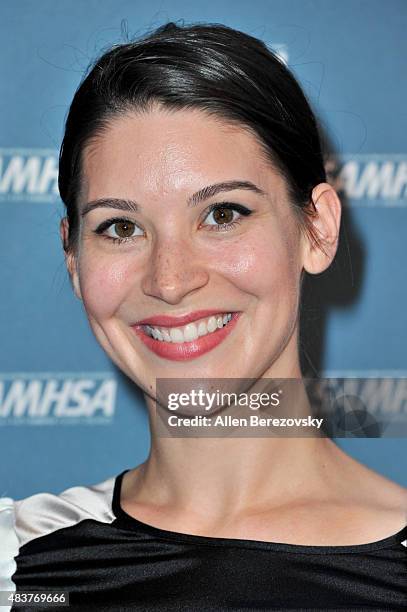 Elizabeth Claire attends the 10th Annual Voice Awards at Royce Hall, UCLA on August 12, 2015 in Westwood, California.