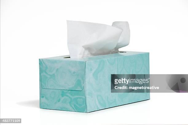 tissue box - karton freisteller stock-fotos und bilder