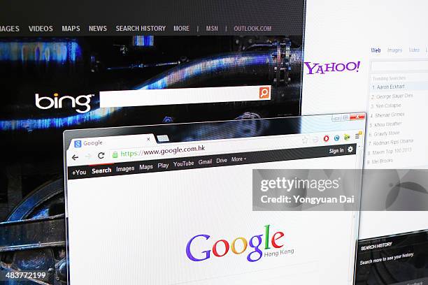 popular search engines - the yahoo stock pictures, royalty-free photos & images