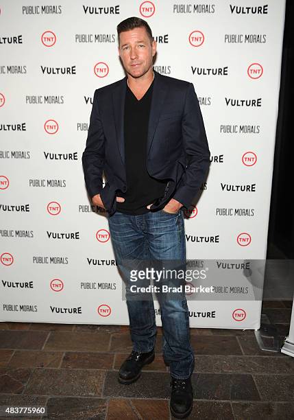 Actor Edward Burns attends The NYMag, Vulture + TNT Celebrate the Premiere of "Public Morals" on August 12, 2015 in New York City.