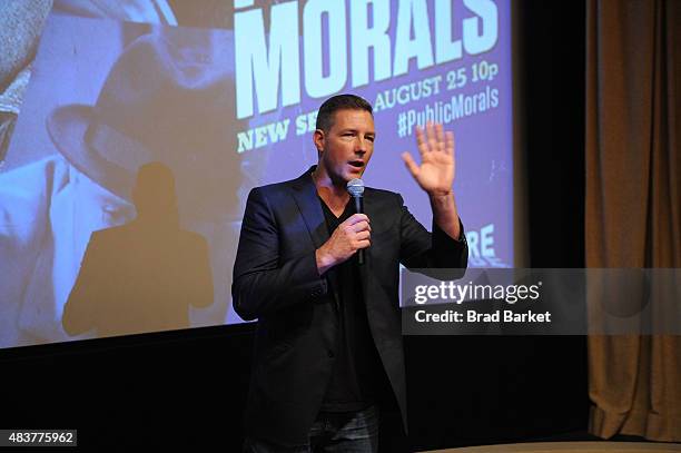 Actor Edward Burns attends The NYMag, Vulture + TNT Celebrate the Premiere of "Public Morals" on August 12, 2015 in New York City.