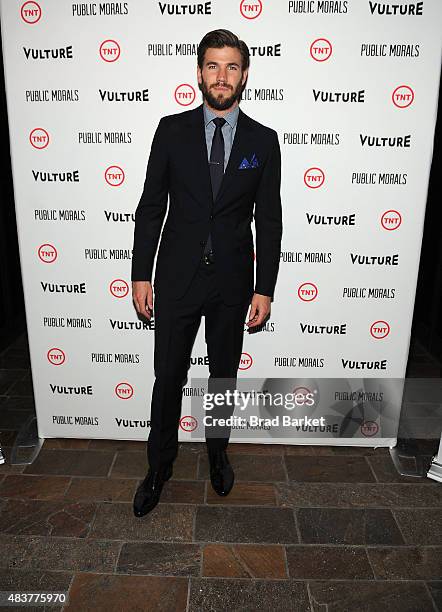 Actor Austin Stowell attends The NYMag, Vulture + TNT Celebrate the Premiere of "Public Morals" on August 12, 2015 in New York City.