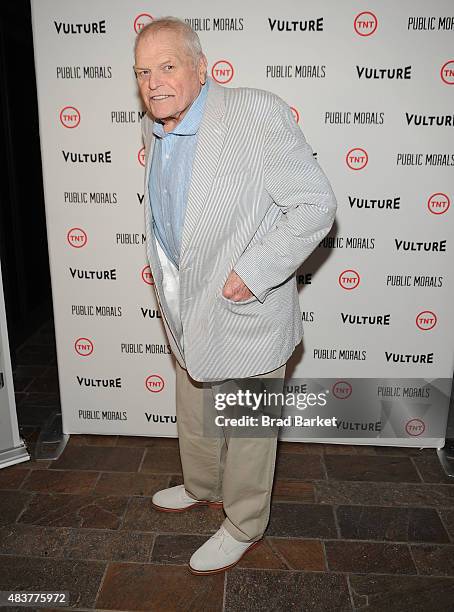 Actor Brian Dennehy attends The NYMag, Vulture + TNT Celebrate the Premiere of "Public Morals" on August 12, 2015 in New York City.