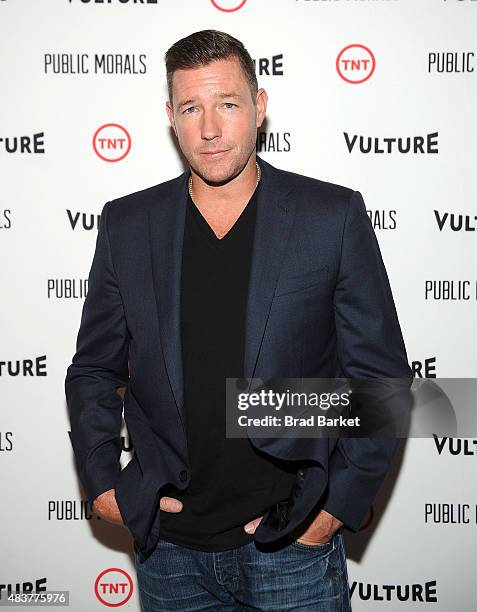 Actor Edward Burns attends The NYMag, Vulture + TNT Celebrate the Premiere of "Public Morals" on August 12, 2015 in New York City.