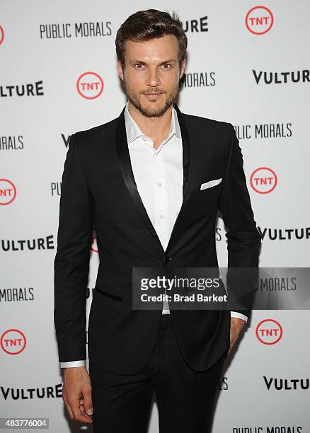 Actor Ryan Cooper attends The NYMag, Vulture + TNT Celebrate the Premiere of "Public Morals" on August 12, 2015 in New York City.