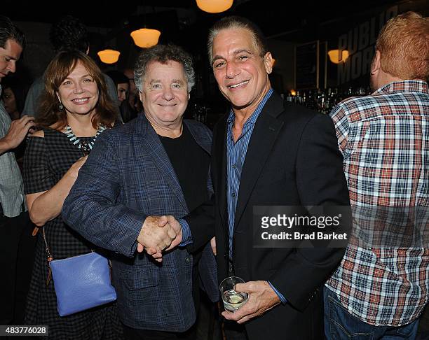 Actor Peter Gerety and Tony Danza attend The NYMag, Vulture + TNT Celebrate the Premiere of "Public Morals" on August 12, 2015 in New York City.