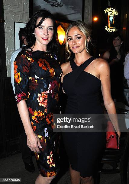 Michelle Hicks and Elizabeth Masucci attend The NYMag, Vulture + TNT Celebrate the Premiere of "Public Morals" on August 12, 2015 in New York City.