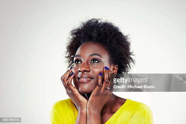 head and shoulders portrait - day dreaming stock pictures, royalty-free photos & images