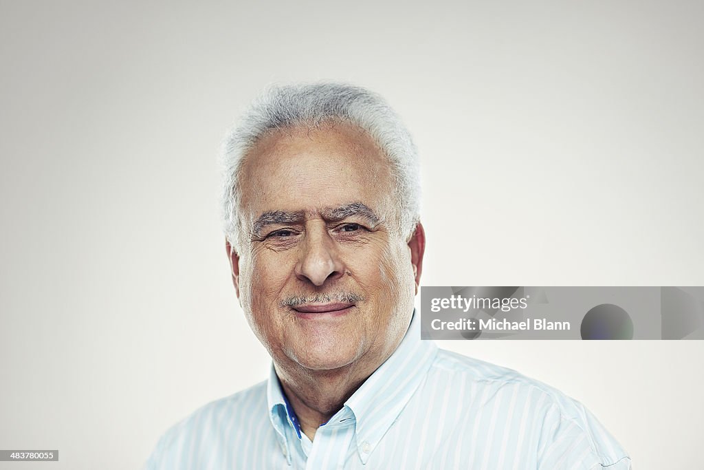 Head and shoulders portrait of mature man