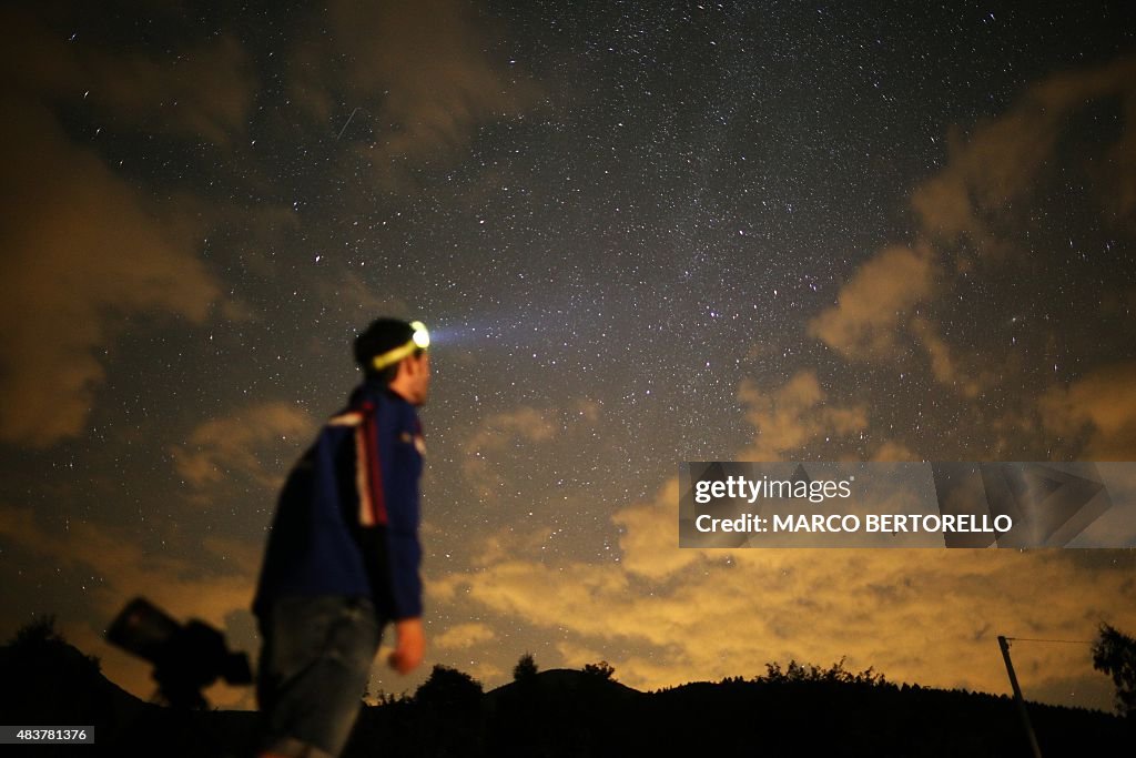 ITALY-ASTRONOMY-METEOR-PERSEID