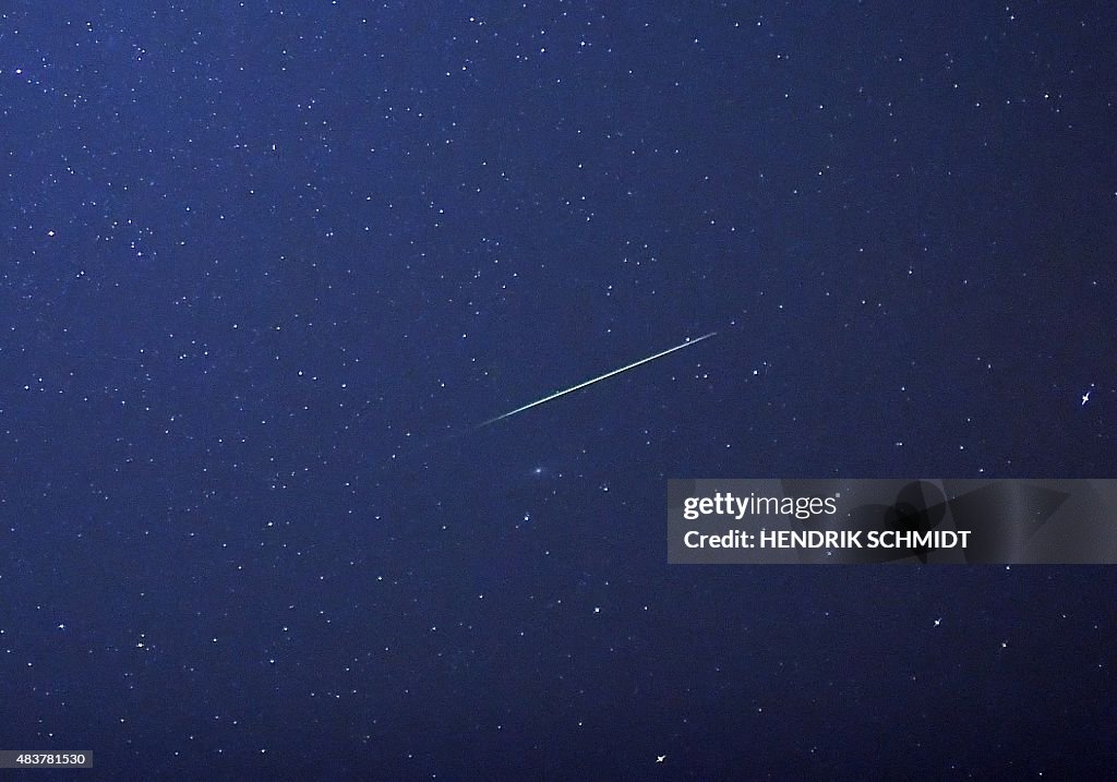 GERMANY-ASTRONOMY-SPACE-PERSEIDS-METEOR SHOWER-SHOOTING STAR