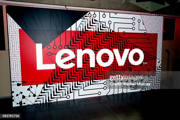 General view of atmosphere during the Lenovo ThinkPad P Series launch party at Siggraph 2015 on August 12, 2015 in Los Angeles, California.