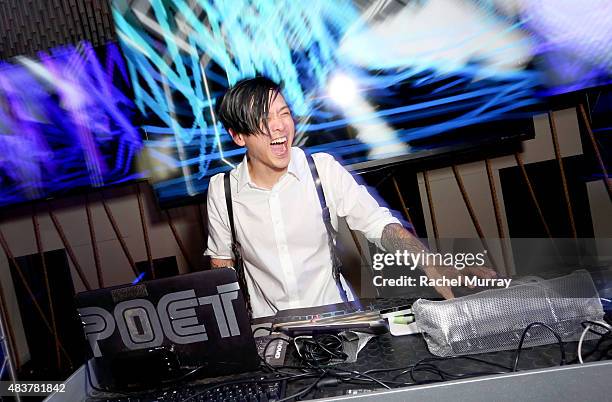 Poet of the Black Eyed Peas attends the Lenovo ThinkPad P Series launch party at Siggraph 2015 on August 12, 2015 in Los Angeles, California.