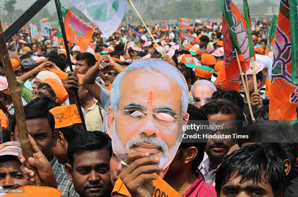 Narendra Modi Address rally In Darjeeling