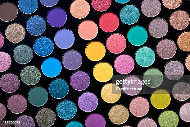 bunte kreis muster, kreative abstrakt design-hintergrund-foto - eyeshadow stock-fotos und bilder