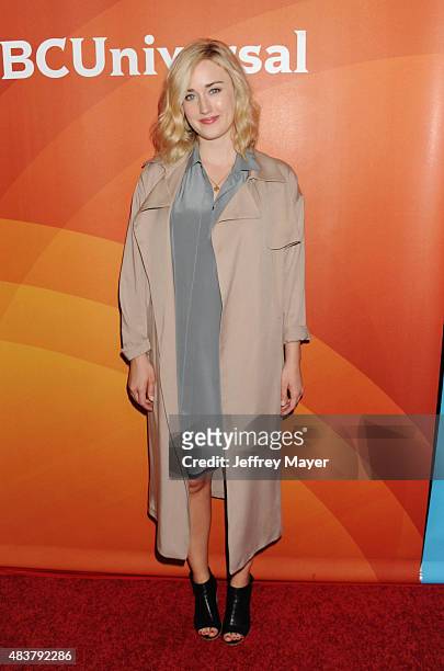 Actress Ashley Johnson attends the NBCUniversal press tour 2015 at the Beverly Hilton Hotel on August 12, 2015 in Beverly Hills, California.